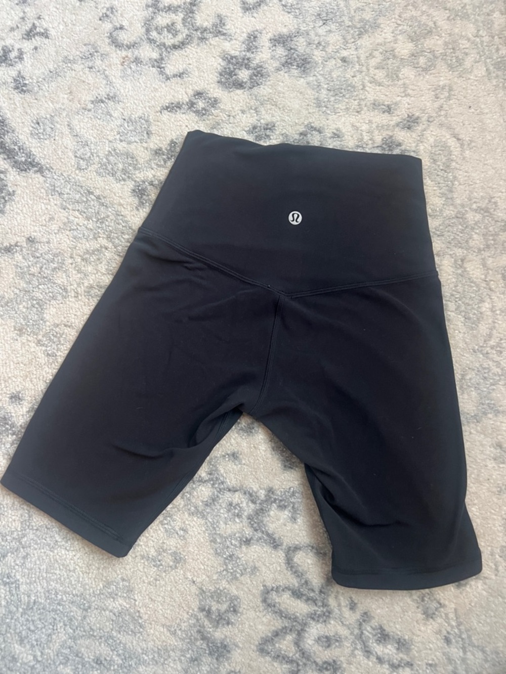 lululemon athletica Black High-Rise Bike Shorts
